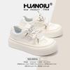 Global Platform White Shoes Women's Spring ZHQ5915 New Popular Versatile and Lightweight Student Shoes Women's Board Shoes