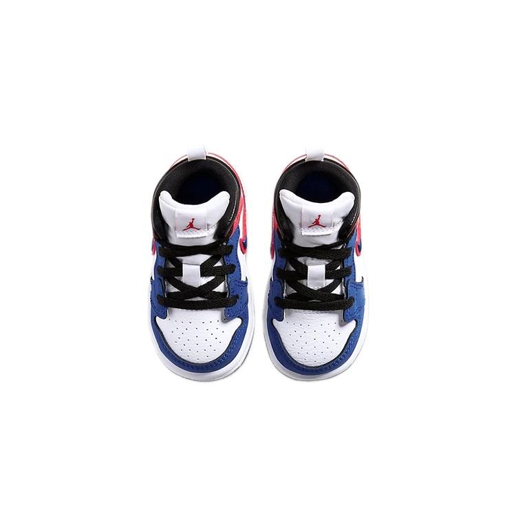 (TD) Air Jordan 1 Mid SE 'Multicolored Swoosh' Baby BQ6933-146