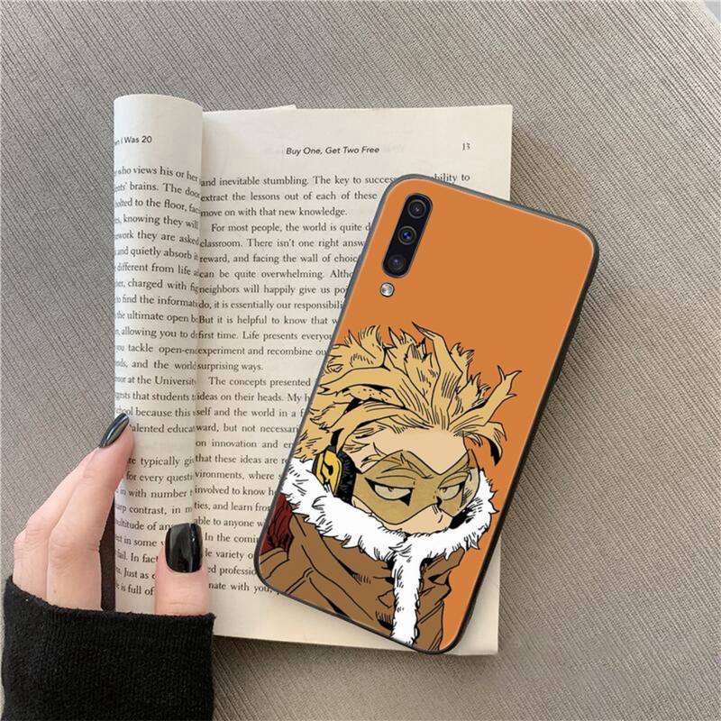 Чехол для телефона с изображением аниме MHA Hawks BNHA для Samsung Galaxy A51 A71 A52 A12 A50 A32 A21S A70 A31 A21 A11 A12 M31 A02