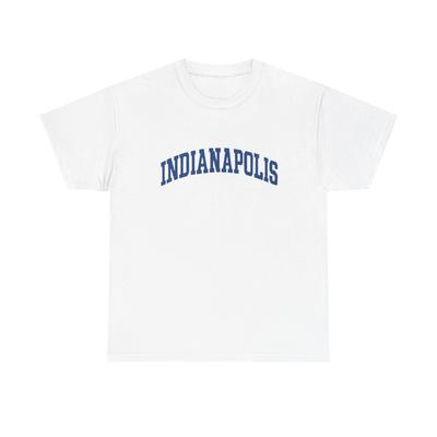 Винтажная футболка Indianapolis Football для унисекс, тяжелый хлопок, ретро футболка для фаната Colts, унисекс