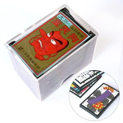 Oishi Tengudo Hanafuda "Золотой Тэнгу (черный)""" Набор в коробке ois-d-005"""