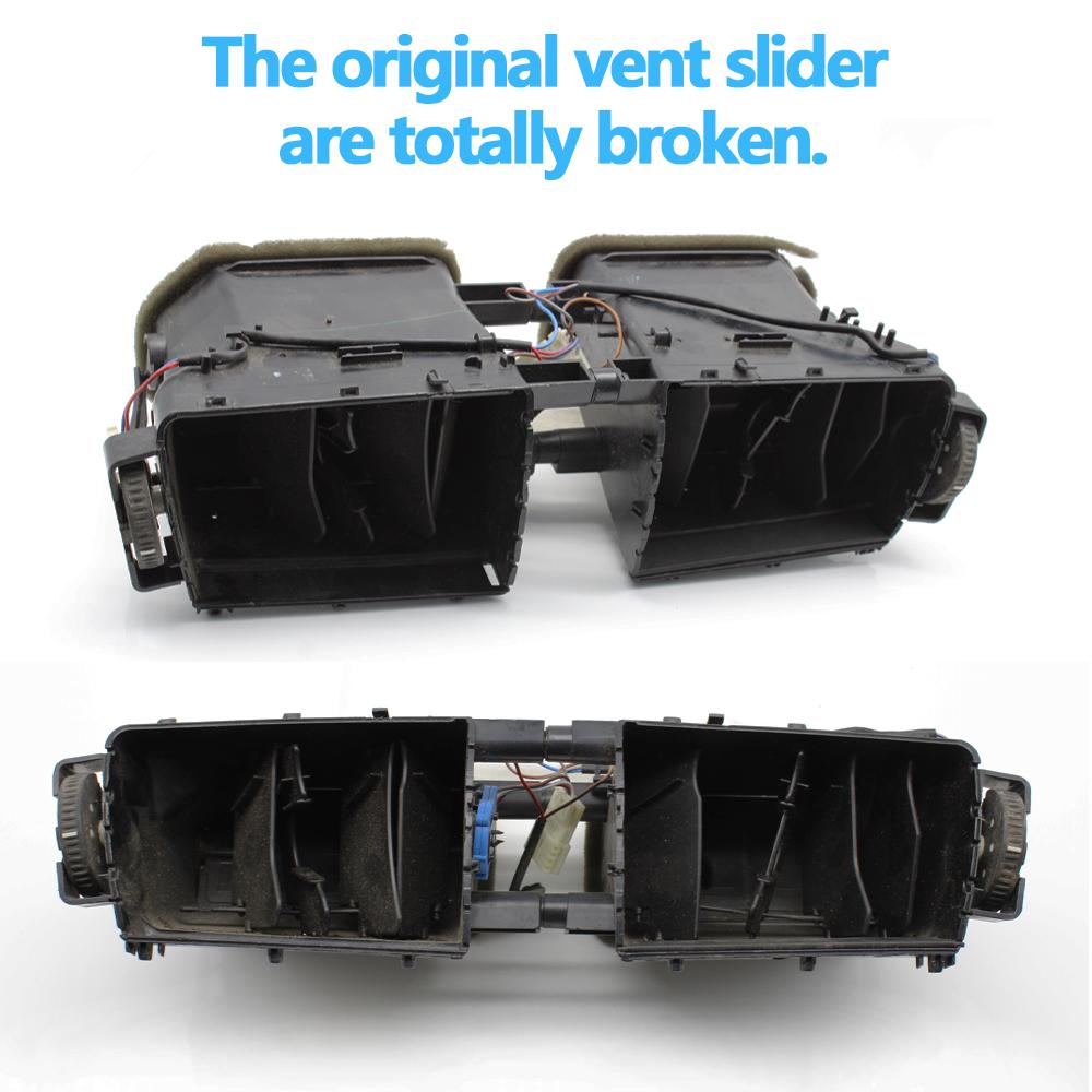 Автомобильный передний средний кондиционер переменного тока, вентиляционная решетка, скользящий зажим, ремонтный комплект, замена для BMW X3 X4 F25 F26