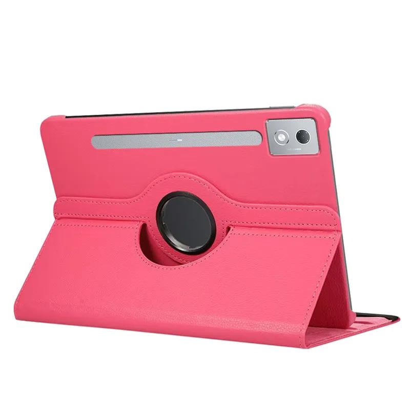 For Lenovo Xiaoxin Pad Pro 12.7 Inch 360 Degree Rotating Leather Case with Wake/Sleep TB373FU/TB375FC Funda