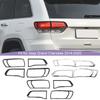 Car Tail Light Cover Decorative Stickers  For Jeep Grand Cherokee 2014-2020 Car Exterior Accessories, ABS Plastic
