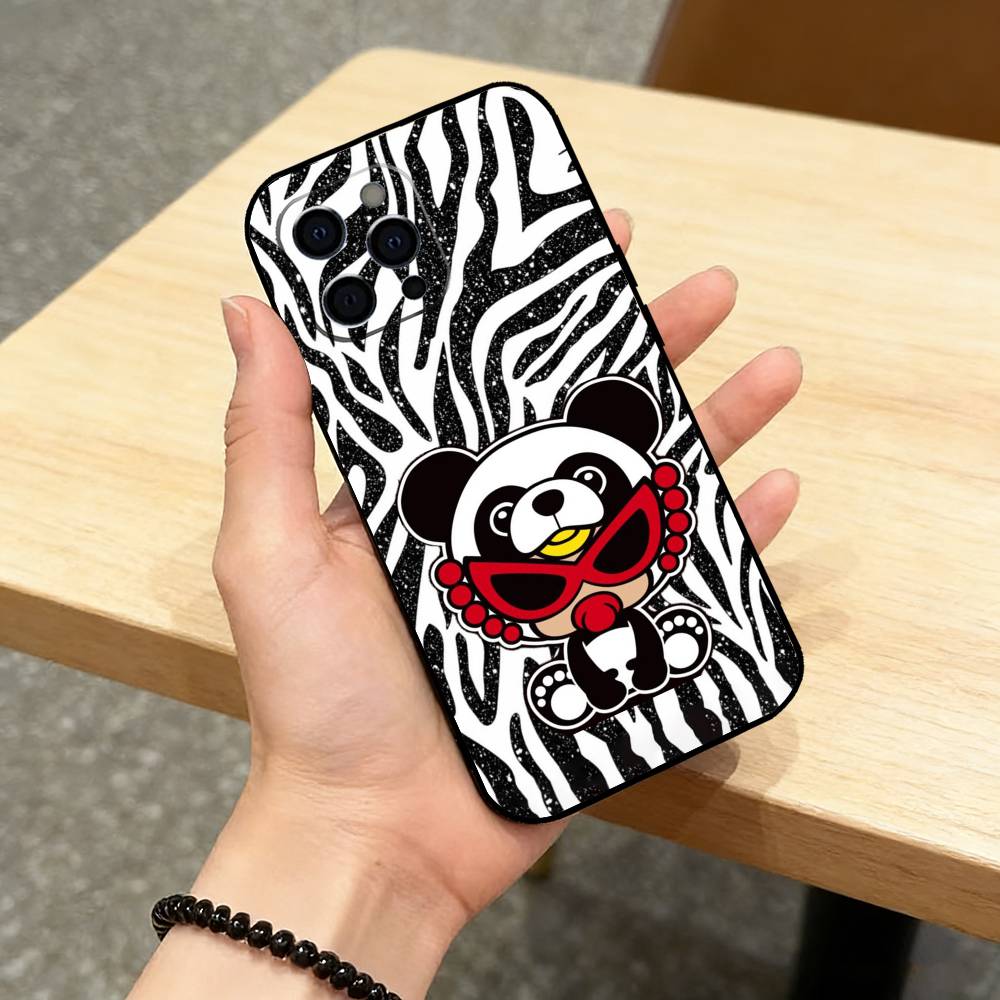 H-Hysteric M-Minii Чехол для телефона для iPhone 17,16,15,14,13,12,11 Plus,Pro Max,XS, Мягкий силиконовый черный чехол