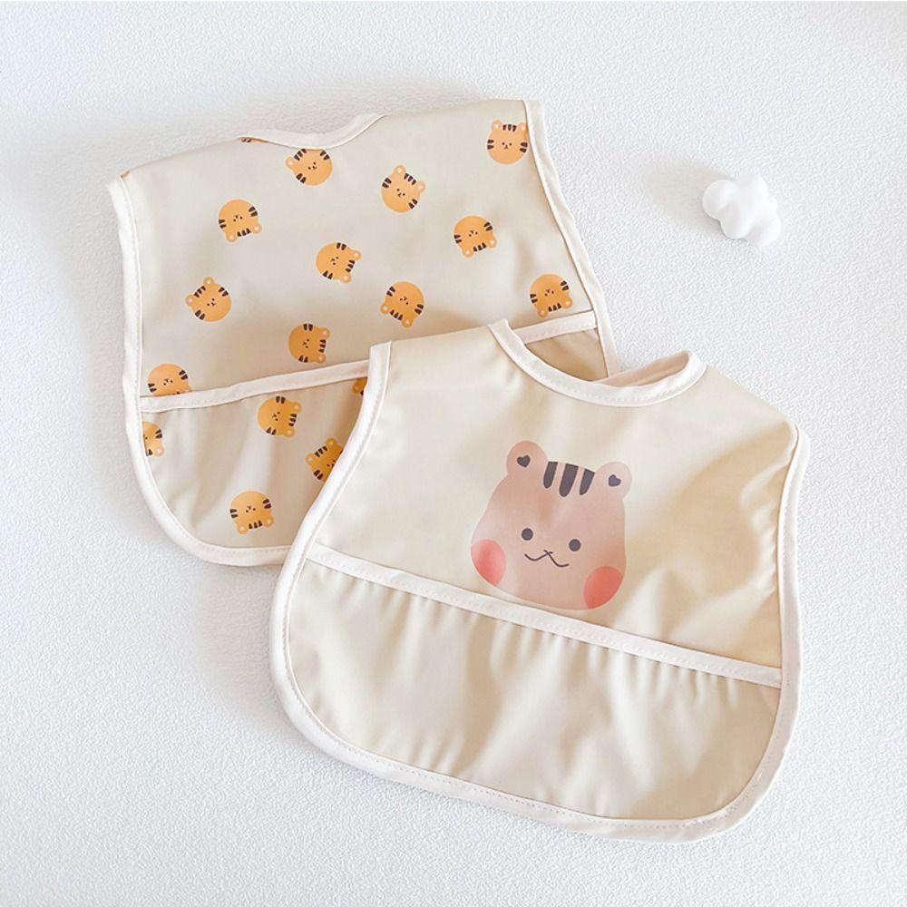 Cartoon Baby Feeding Bib Animal Pattern Saliva Towel Burp Apron Baby Drooling Bibs Boys Girls