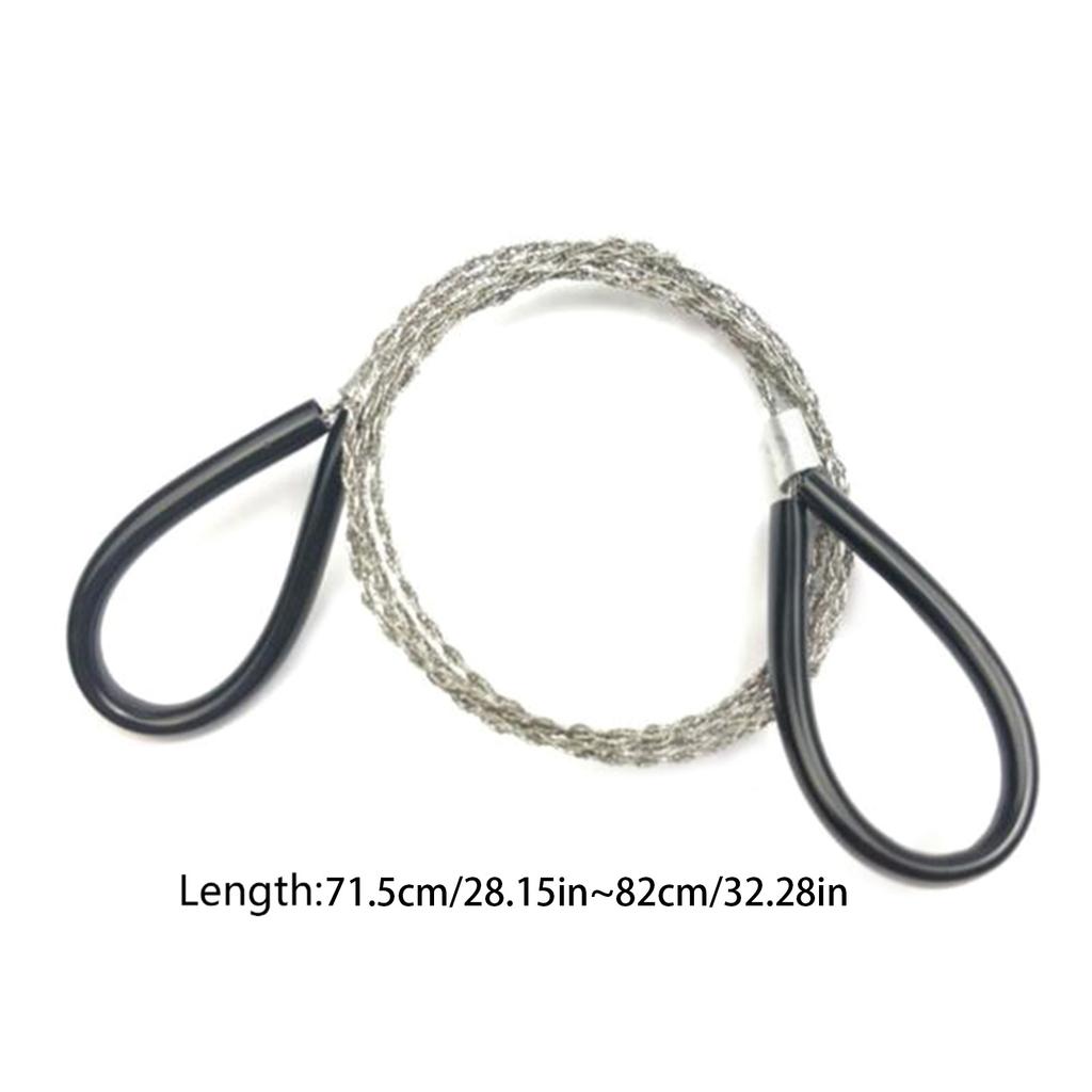 4 шт. Нержавеющая сталь тросовая пила металлическая проволочная пила ПВХ трубный резак инструмент для дерева выживания кемпинга походов охоты