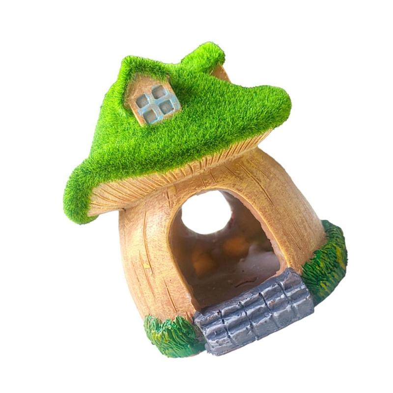 Simulations Bonsais Craft Landscape for Aquariums DIY Realistic Mushroom House X3UC