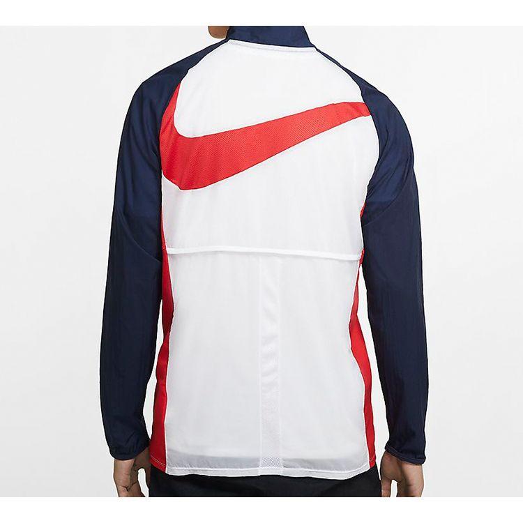 Nike Футбольная куртка Academy мужская верхняя одежда сине-белая BQ7347-102