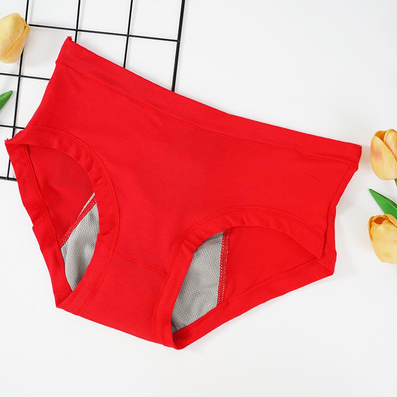 Женские менструальные трусы нижнее белье физиологические трусы хлопковые бесшовные трусы герметичные менструальные