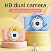 Детская мини-камера Мультяшный кот Игрушки для девочек и мальчиков Подарки на день рождения 1080P HD 2-дюймовый экран С силиконовым чехлом Запись жизни Камера