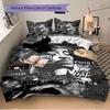 Rap Culture Collage Print 3Pcs Bedding Setduvet Cover With 2 Bedropillowcase Home Birthday Gift