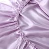 Простыня из атласа и полиэстера Простыня King Size sabanas cama 150 Queen Size Нижние простыни для кровати(нет наволочки)