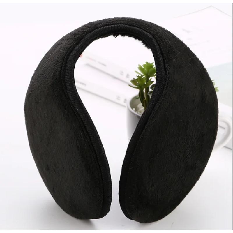 Наушники-мешки для женщин и мужчин, мужские плюшевые наушники-вкладыши для ношения на спине, повседневные, сохраняющие тепло, флисовые, зимние, для защиты ушей
