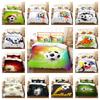 Постельное белье, современное покрывало, пододеяльник, комплект 3D футбольного принта, теплая детская наволочка для дома, спальни, микрофибра