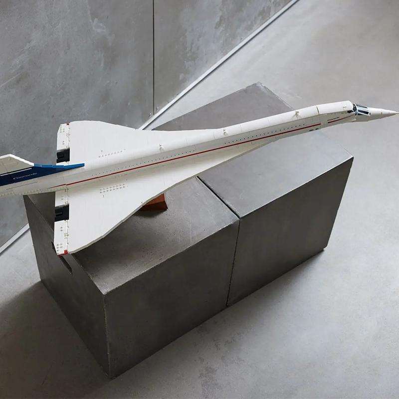 2083 детали 1:60 Строительных блоков Модель Самолета Сверхзвуковой Креативная Сборка Кирпичики Игрушка Подарок на День Рождения Для Детей Взрослых