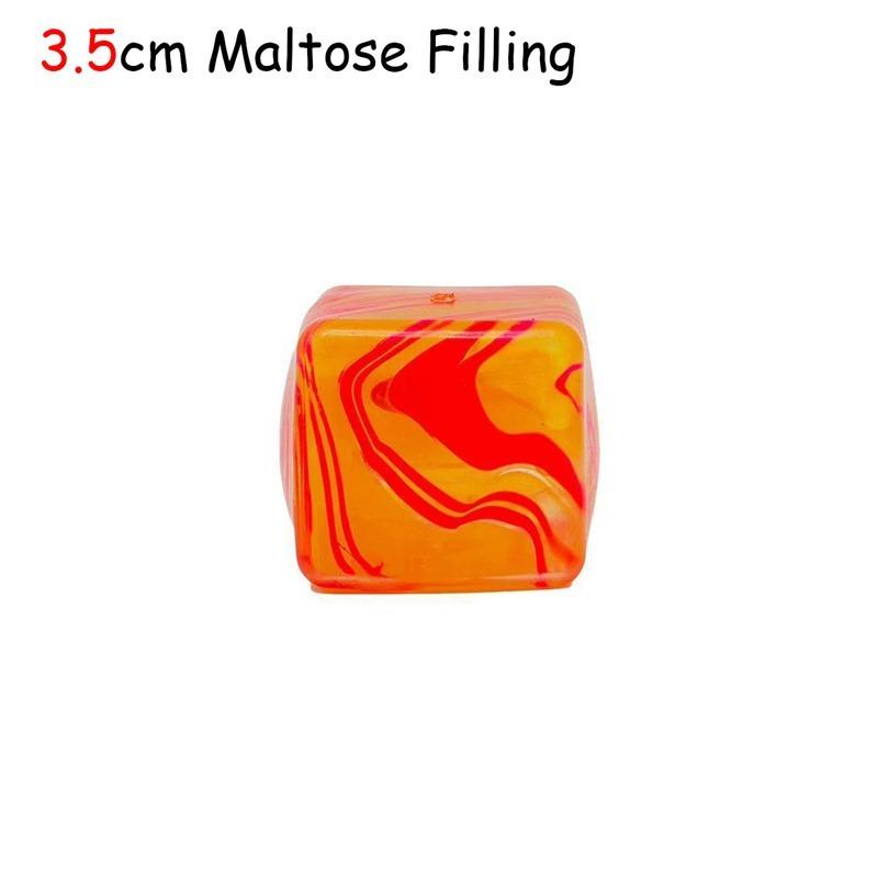 Needoh Nice Cube Marble Swirl Maltose Stuffed Sensory Toy Anxiety Squishy Relief Hand Exercise Ball Non-Toxic Material Adhd Toy