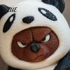 Panda Bear Decor 3D Printed Figurine, Cute Angry Statue, Small Detailed Costume Ornament Animal Sculpture for Shelf, Car Dashboard, Home Office