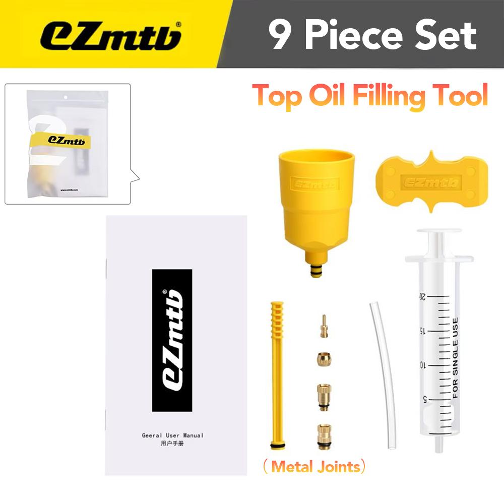 Ezmtb MTB Bike Hydraulic Brake Bleed Kit,For SHIMANO SRAM Avid MAGURA Series Hydraulic Disc Bike Brake Repair Tool
