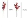 Hot-selling 3 forks 5 forks gold powder berry simulation Christmas tree decoration accessories Christmas decoration scene arrangement