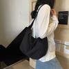 Japanese Casual Niche Design Crossbody Bag One-shoulder Summer Cloth Bag Women's 2025 Simple Retro Commuter Tote Bag