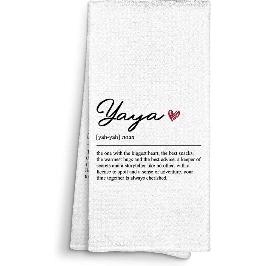 Godmother Definition Gifts Kitchen Towels Decorative 16x24, Godmother Dish Towel Cloths Dishcloths Tea Towel, Godmother Bathroom Kitchen Hand Towel