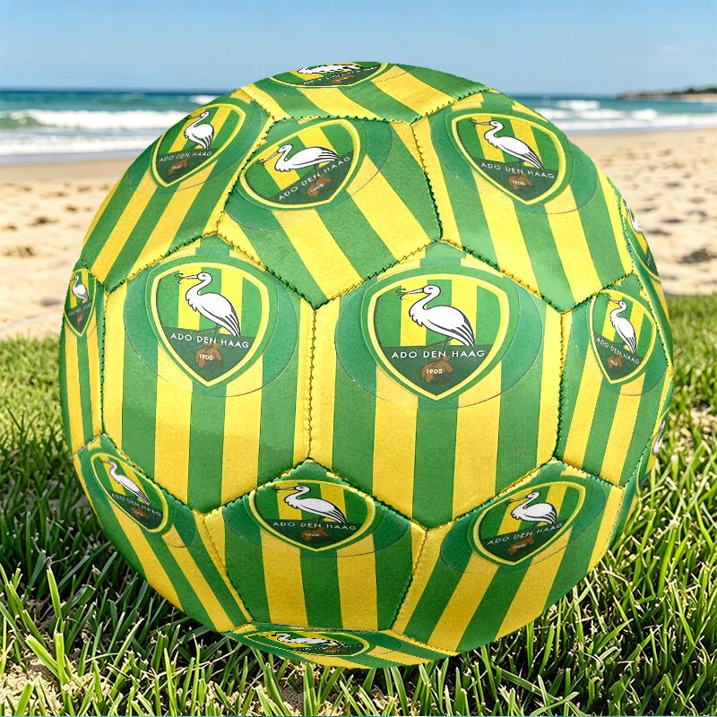 ADO Den Haag Print Size 5 Soccer Ball, PU Wear Resistant Football for Match Training and Daily Practice, Birthday Gift for Soccer Fans