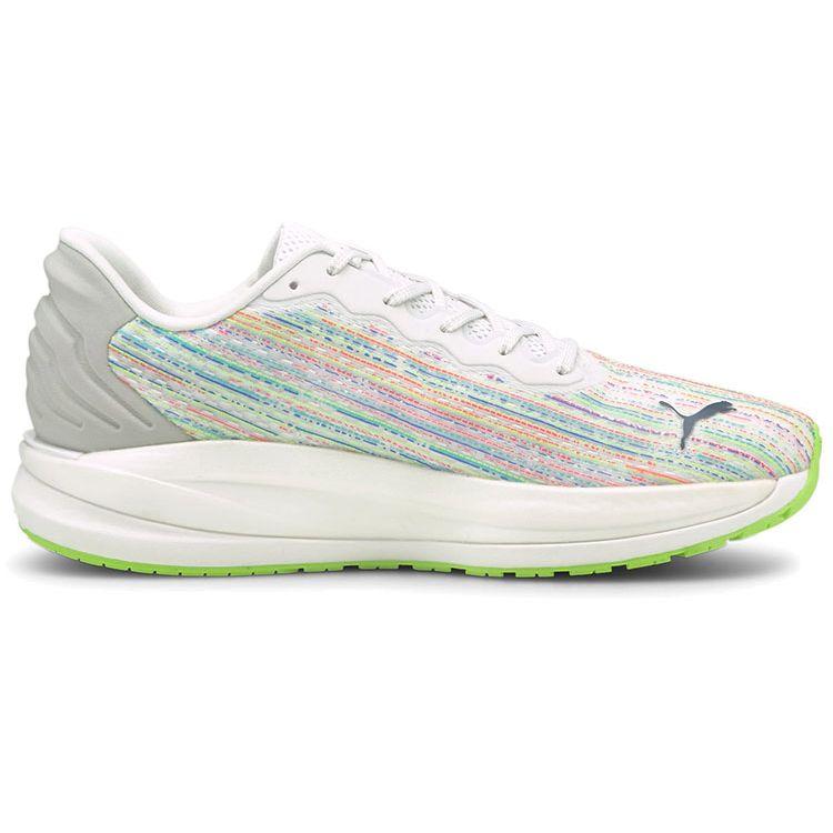 Puma Мужские кроссовки Magnify Nitro SP White Sunblaze Green Glare 195417-01