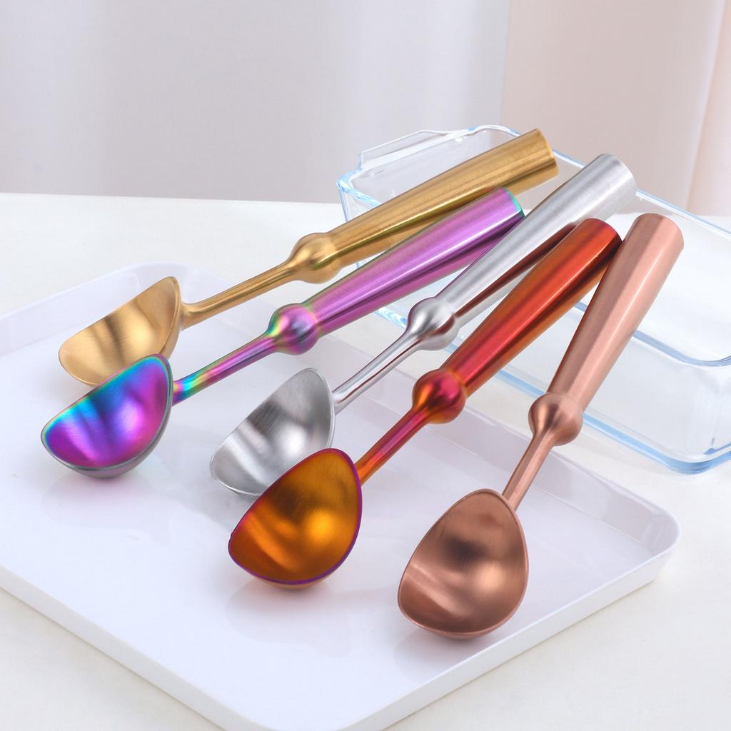 Эргономичный скребок для мороженого из нержавеющей стали, эффективный формирователь шариков мороженого с эргономичным дизайном для легкого зачерпывания