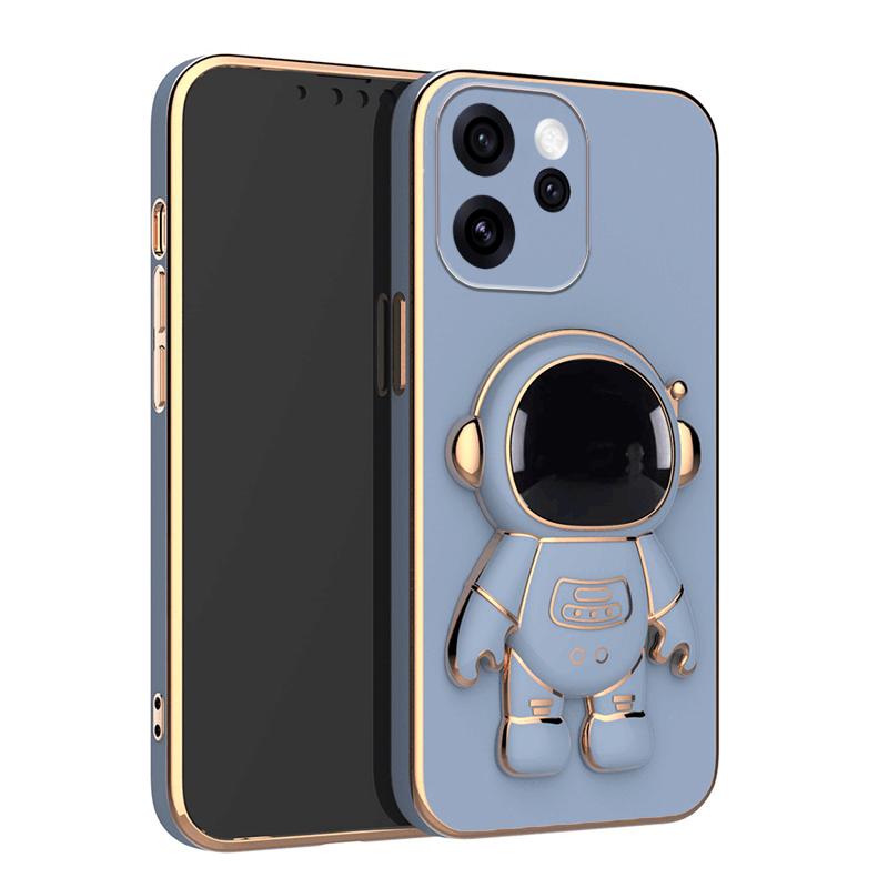 Для OPPO Reno 15 Pro 15F Чехол Сияющий Астронавт Космонавт Держатель Подставка Дизайн Мягкое Покрытие Для OPPO Reno 15F 15 Pro Задняя крышка