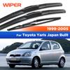 CREATROAD Дворники для Toyota Yaris Сборка Япония 1999-2005 2000 2001 Щетки стеклоочистителя Лобовое стекло Оконные щетки 21"14"13"