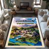 Minecraft 27 Customize Your Name Carpet Design for Entryway Balcony Bedrooms Dormitory Anti-slip Rug Anime Office Decor Perfect Gift for Women/Men