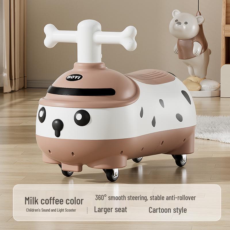 Универсальный детский планер против опрокидывания: Бесшумный детский твист-баланс-кар, идеальный подарок для малышей 1-3 лет