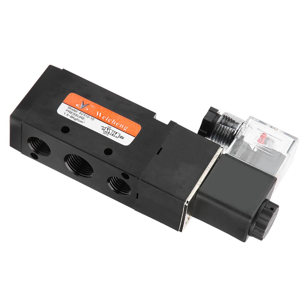 G3 8  Solenoid 4V310 10 2 Position 5 Port Pilot operated Electromagnetic Valve (AC220V)