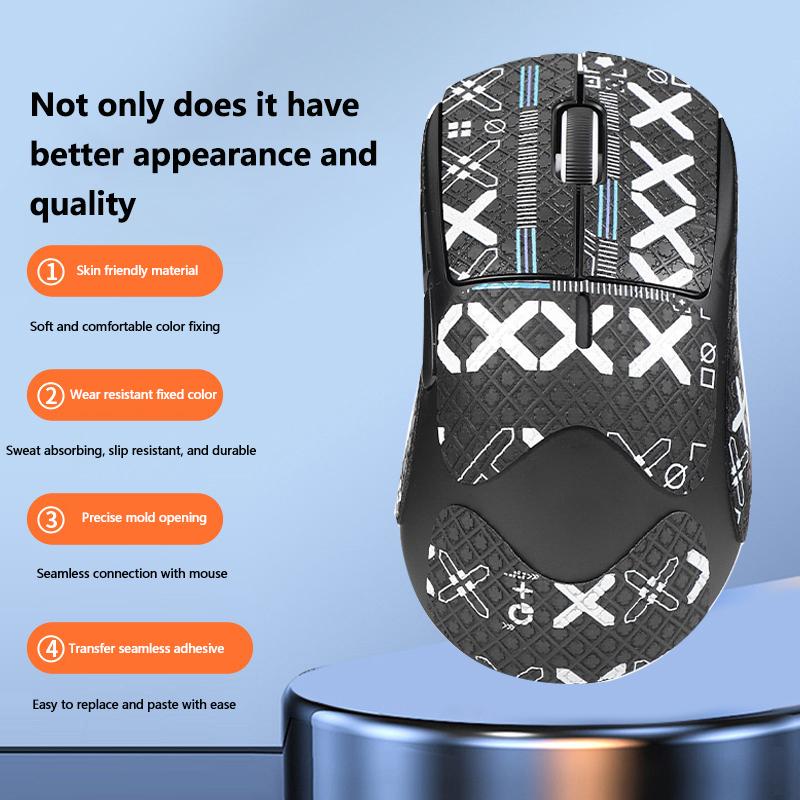 Противоскользящая наклейка для мыши Suck Sweat Grip Tape для Logitech Gpw4 для Pro X Superlight 2 Dex Gaming Mouse E-Sports Gamer