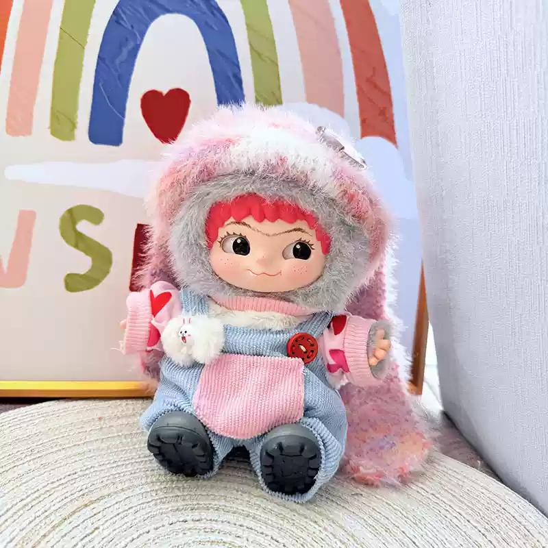 Одежда для куклы 20 см в стиле рок, креативный дизайн, модная и забавная, милая одежда Wakuku для вечеринки, игрушки для кукол, виниловая одежда для кукол