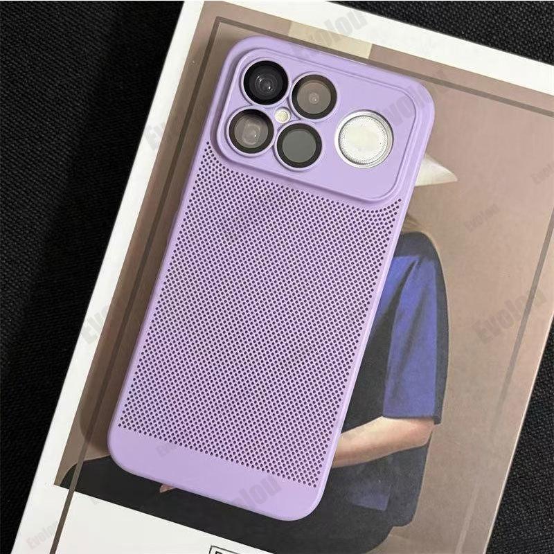 Для POCO F8 Ultra F8pro Термостойкий Жесткий Чехол для Телефона для POCO F8Ultra Redmi K90 Pro Max Охлаждающий Сотовый Сетчатый PC Корпус