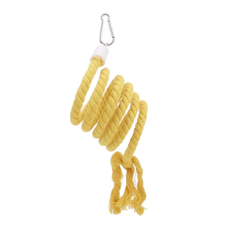 1 шт. Игрушки для птиц Качели Жевательные Тренировочные игрушки Маленький попугай Подвесной гамак Клетка для попугая Колокольчик Жердочка Игрушки с лестницей Товары для питомцев