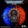 Starforged Star Casting, игровые товары Warhammer 40K God of All Machines, значок печати Механического Бога