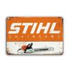 Ретро Инструмент Бренд Stihl Металлическая Жестяная Табличка Винтажная Тарелка Винтажная Табличка Для Мужской Пещеры Домашнего Бара Кафе Гаража Мастерской Клуба Настенный Декор