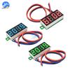 DC0-100V 0,36" Вольтметр 4-значный дисплей Высокая точность Автомобильный тестер напряжения 3 провода Красный Зеленый Синий Светодиод 12В 48В 60В Детектор батареи