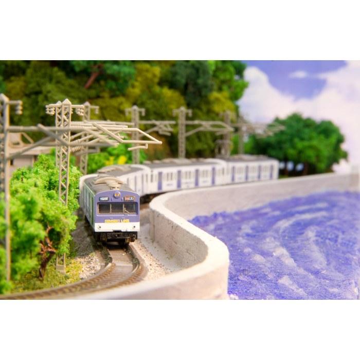Rokuhan Z Gauge 103 Series Senishoku Line Low-Profile Type 4-Car Set T022-15 Railway Model Train Multicolor 1/220