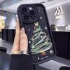 Мультяшный Рождественский Чехол Для IPhone 11 14 15 Pro Max 13 12 Mini X XR XS Max 6 6S 7 8 Plus Новогодний Подарок Силиконовый Защитный Чехол