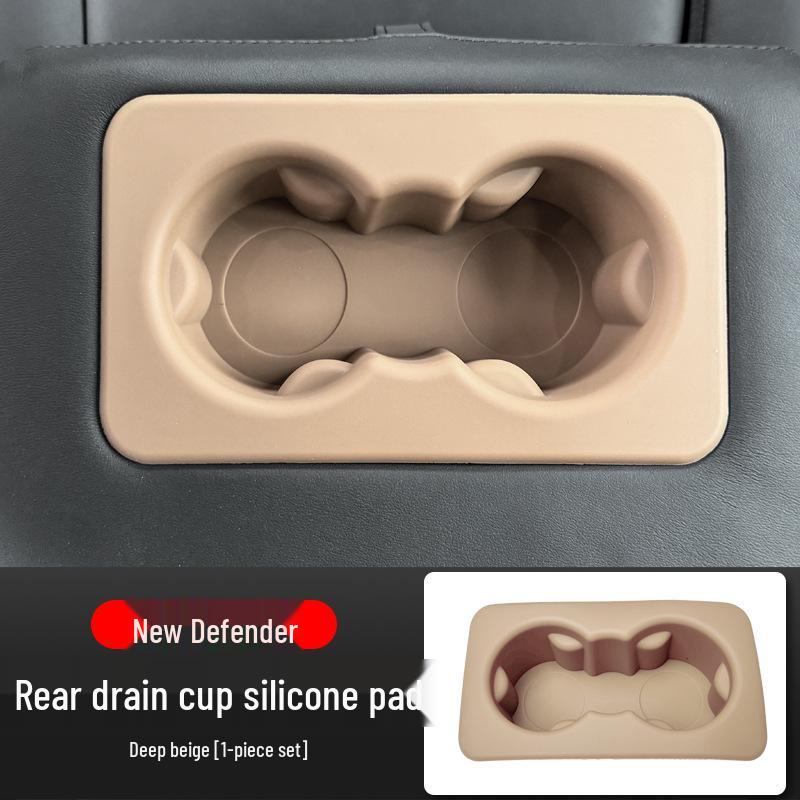 Land Rover Defender Rear Armrest Anti-slip Cup Holder Sleeve, suitable for 20-25 models.