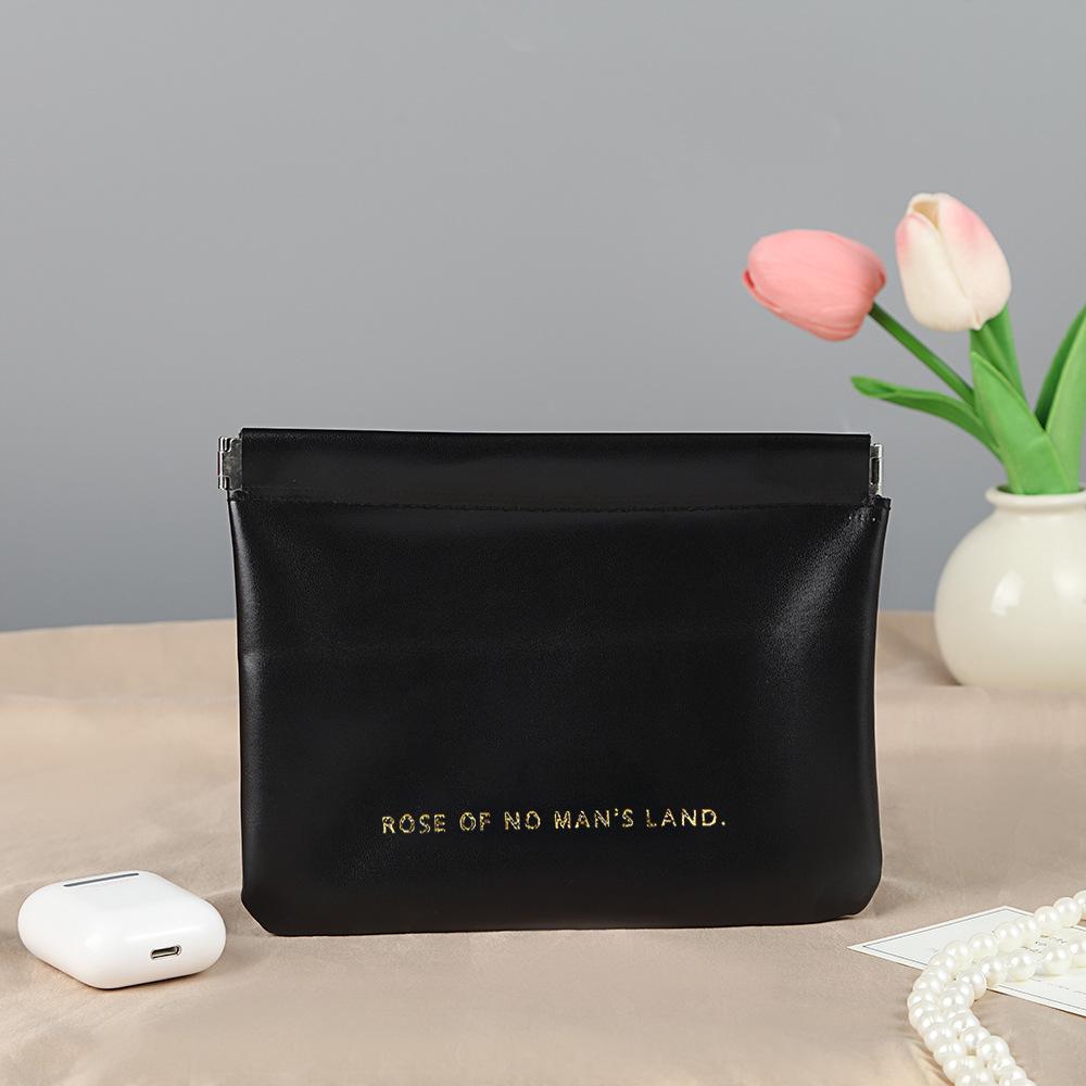 Органайзер для красных конвертов с пружинным зажимом: Портативный держатель для данных и украшений с автоматическим закрытием, кошелек для монет