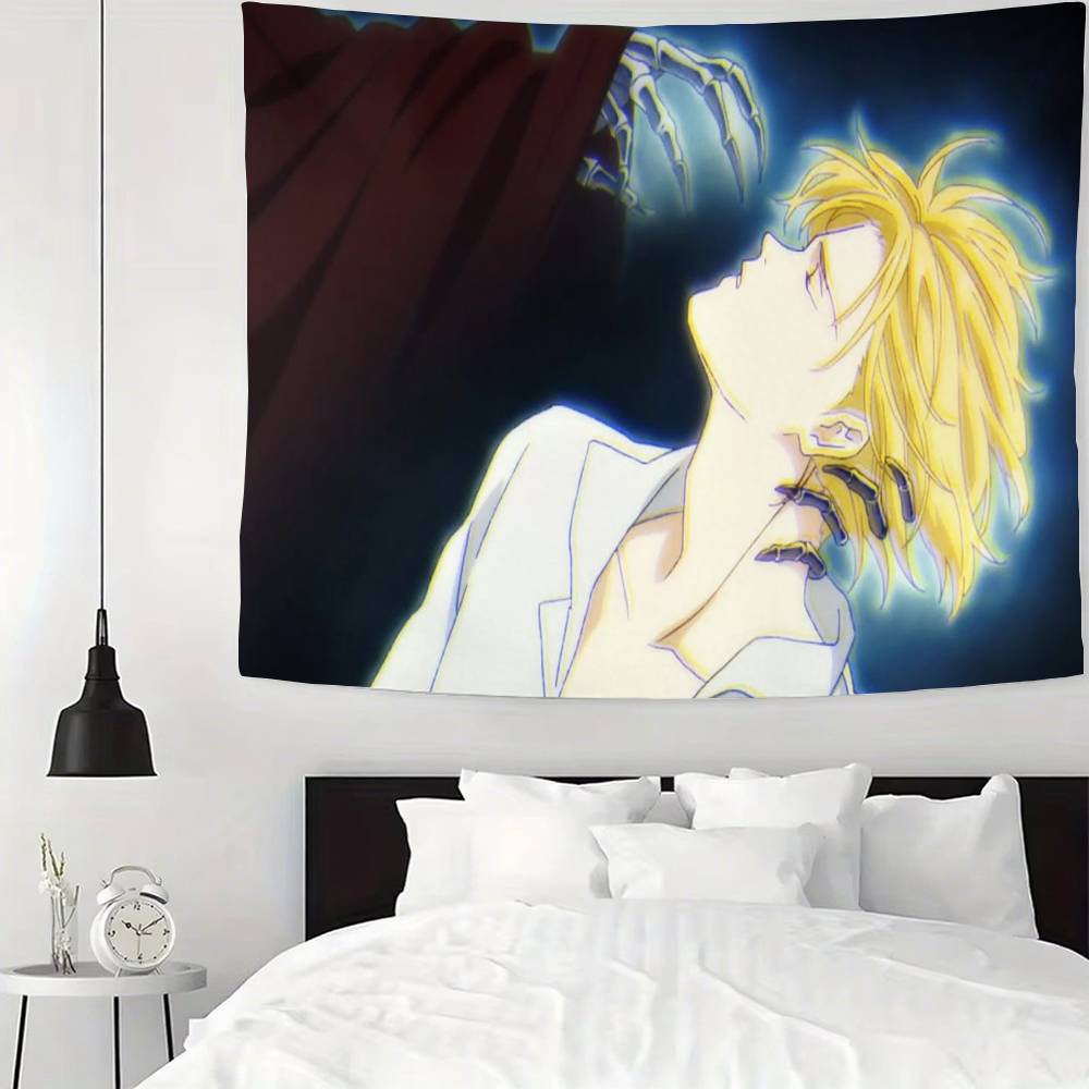 Аниме BANANA FISH Гобелен Настенный Гобелен Арт-деко Плед Занавеска Для дома Спальни Гостиной Декор