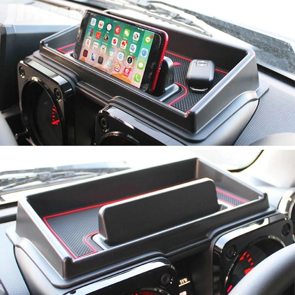 Ящик для хранения на приборной панели автомобиля Suzuki Jimny 2019 2020 Аксессуары для интерьера Многофункциональная нескользящая подставка для телефона Консоль для уборки