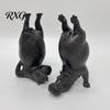 Creative Desk Accessories Clumsy Hippo Bookends, Funny Heavy Resin Acrobatic Bookend Holders, Notebook Stand Animal Themed Home Decor for Farmhouse