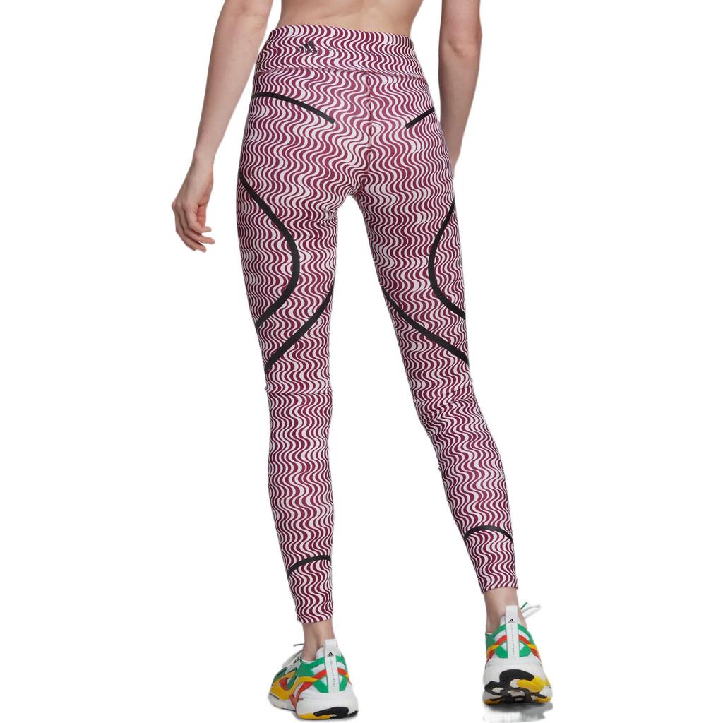 adidas X Stella McCartney Logo эластичные спортивные брюки с высокой талией женские брюки красные HG6885