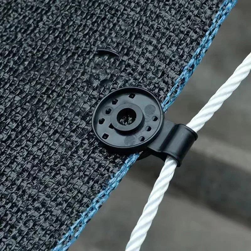 100 шт. зажим для сетки от солнца, крюк для установки забора, теплица, зажим для сетки от солнца, наружная палатка, раздвижная сетка, зажимы для фиксации